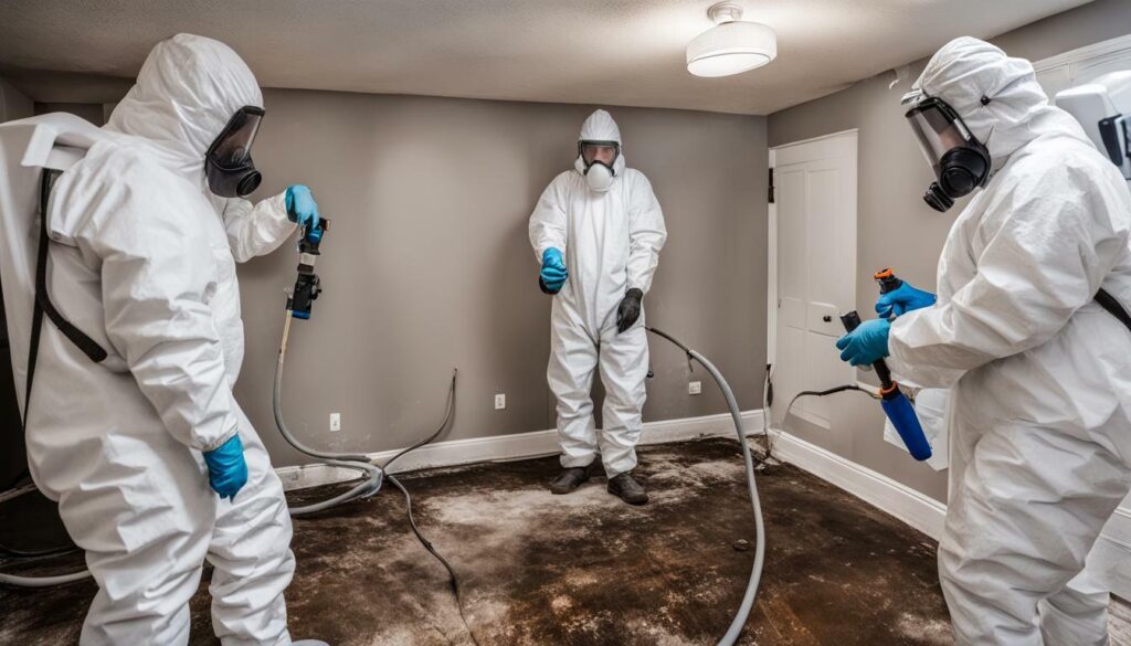 Professional mold remediation services